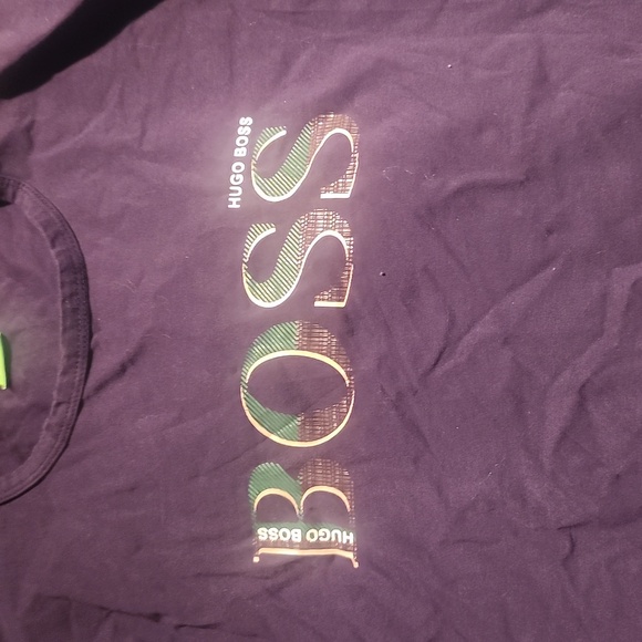 Boss bleu tee shirt men size meduim - Picture 7 of 8